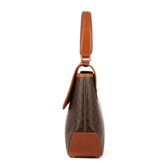 Vintage Top Handle Flap Schultertasche - Image 3
