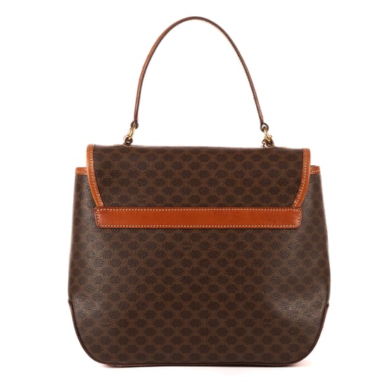 Vintage Top Handle Flap Schultertasche - Image 4