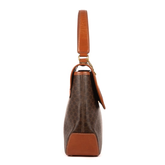 Vintage Top Handle Flap Schultertasche - Image 5