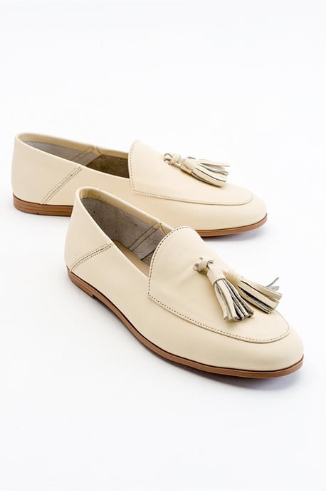 Mona Weich Leder Quaste Loafer Damen - Image 1