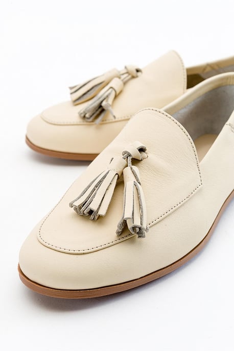 Mona Weich Leder Quaste Loafer Damen - Image 2