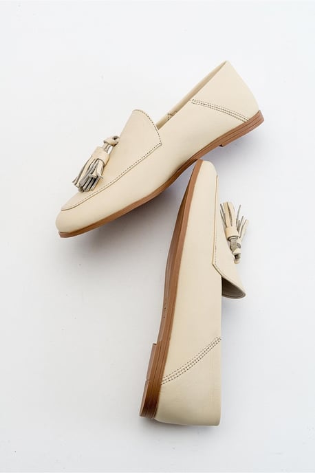 Mona Weich Leder Quaste Loafer Damen - Image 4