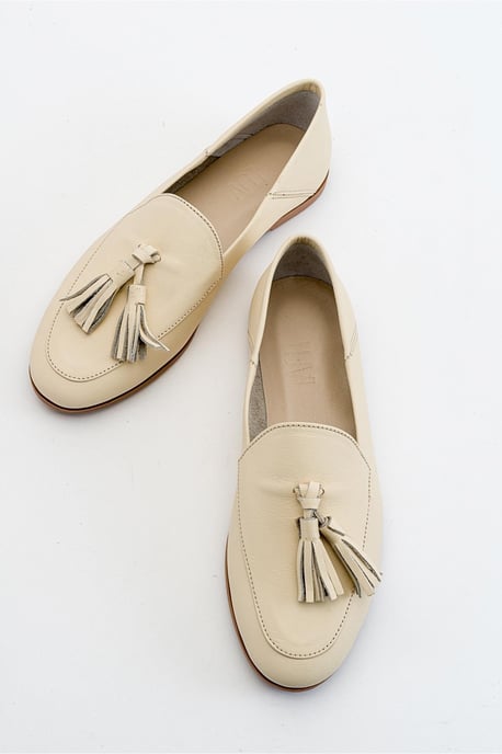 Mona Weich Leder Quaste Loafer Damen - Image 5