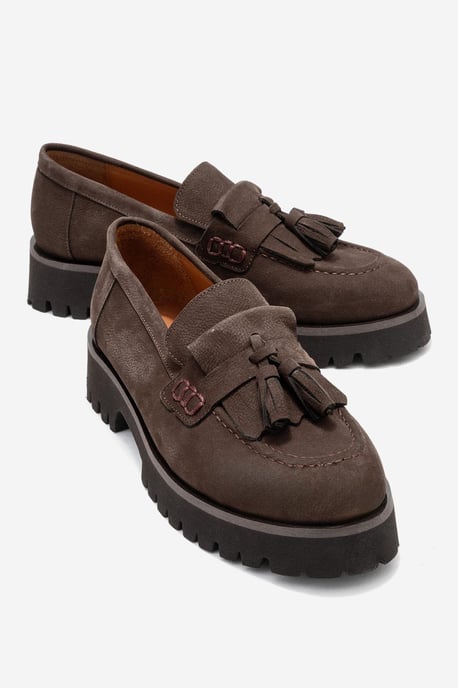 Poen Leder Quaste Loafer Damen - Image 2