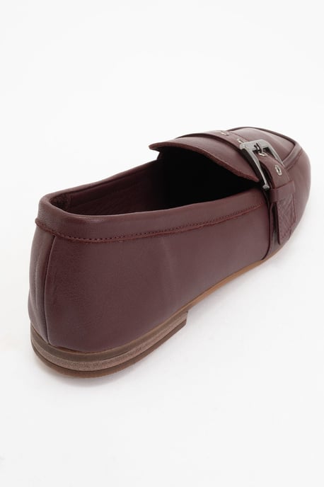 Jade Leder Flach Loafer Damen - Image 3