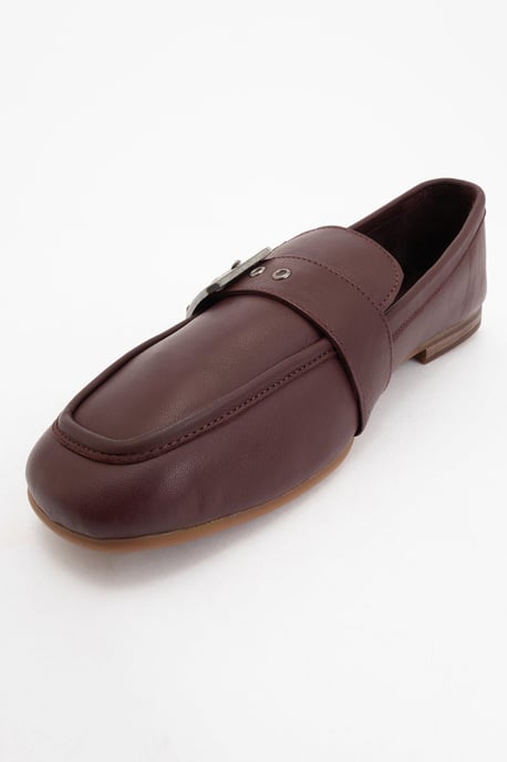 Jade Leder Flach Loafer Damen - Image 4