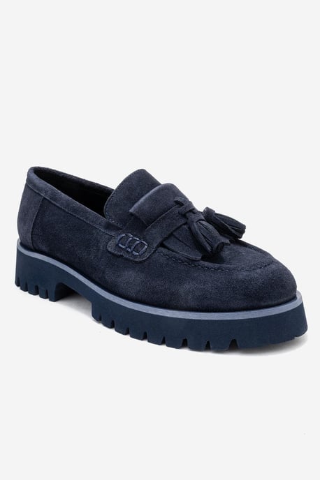 Poen Leder Quaste Loafer Damen - Image 1