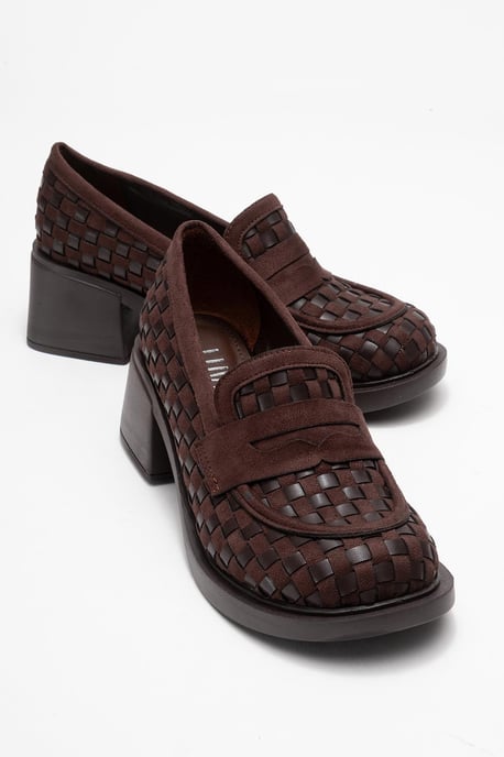 Marlon Gewebt Blockabsatz Loafer Damen - Image 2