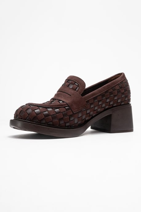 Marlon Gewebt Blockabsatz Loafer Damen - Image 4