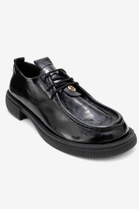 Band Leder Schnürung Loafer Damen - Image 2