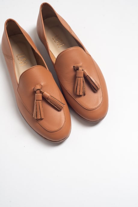 Mona Weich Leder Quaste Loafer - Image 5
