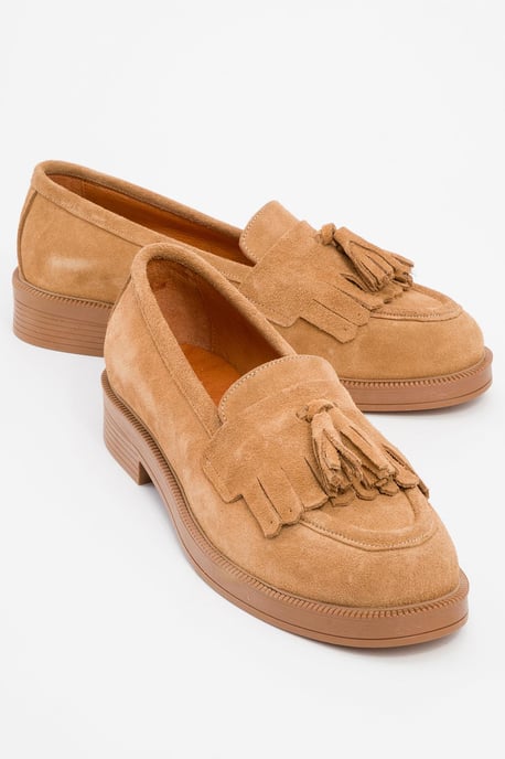 Milly Leder Quaste Loafer - Image 1