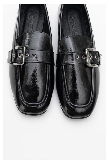 Jade Leder Flach Loafer Damen - Image 2