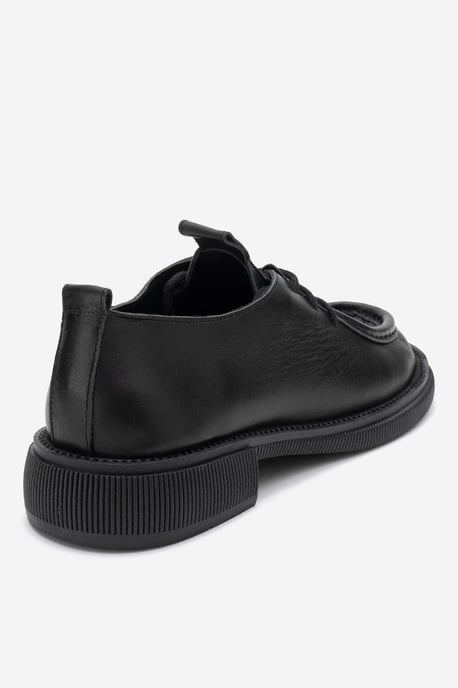 Band Leder Schnürung Loafer Damen - Image 5