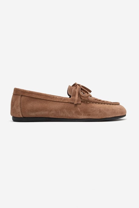 Lorven Leder Schnürung Loafer Damen - Image 6