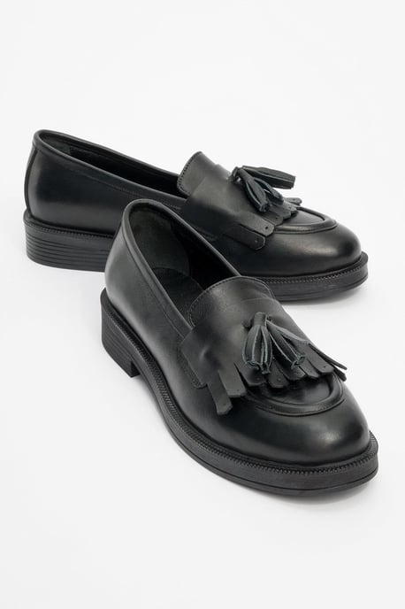 Milly Leder Quaste Loafer - Image 1