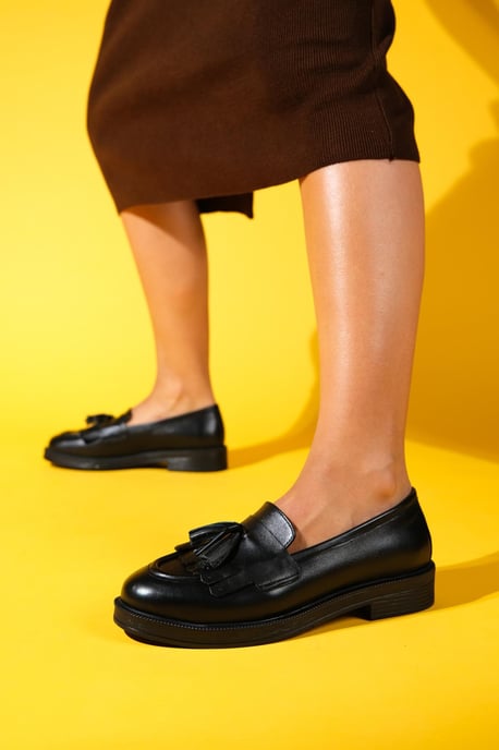 Milly Leder Quaste Loafer - Image 2