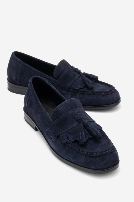 Lupen Leder Quaste Loafer Damen - Image 1