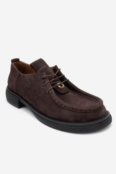 Band Leder Schnürung Loafer Damen - Image 2