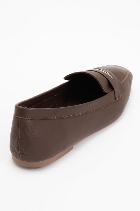 Iridessa Leder Flach Loafer Damen - Image 3