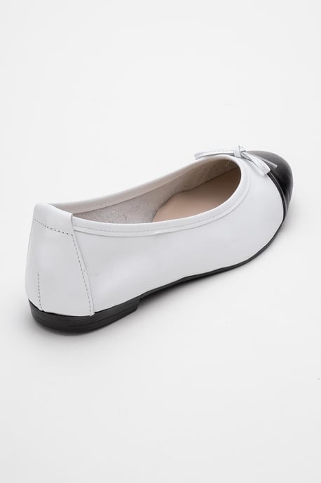 Rayne Cap Zehenpartie Leder Ballerinas Damen - Image 2