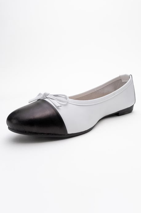 Rayne Cap Zehenpartie Leder Ballerinas Damen - Image 3