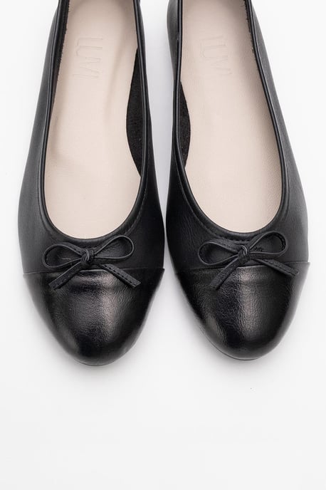 Rayne Cap Zehenpartie Leder Ballerinas Damen - Image 4
