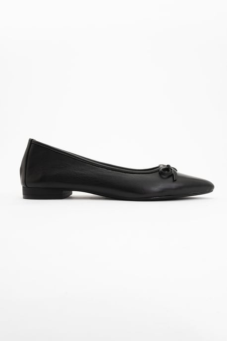 Ruby Leder Spitze Zehenpartie Flache Schuhe - Image 2