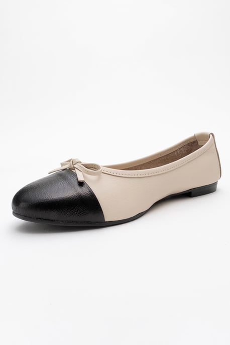 Rayne Cap Zehenpartie Leder Ballerinas Damen - Image 2