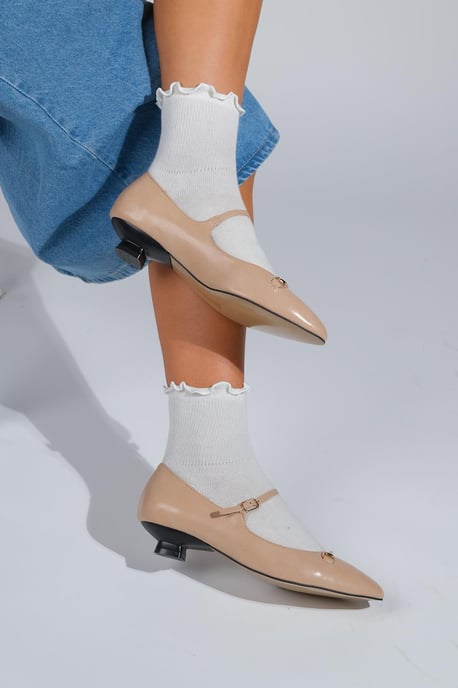Ojen Niedriger Absatz Schuh Damen - Image 5