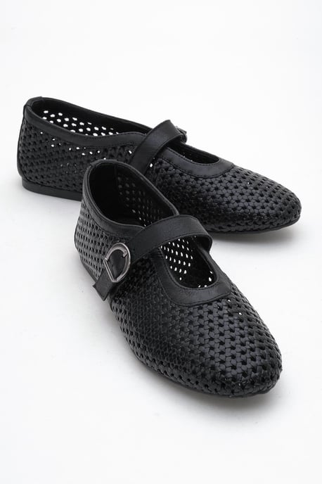 MIRELLA Geflochten Leder Ballerinas Damen - Image 3