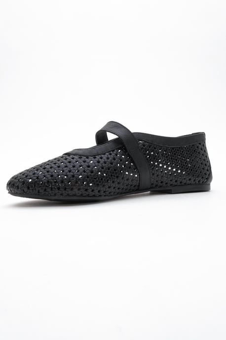 MIRELLA Geflochten Leder Ballerinas Damen - Image 4