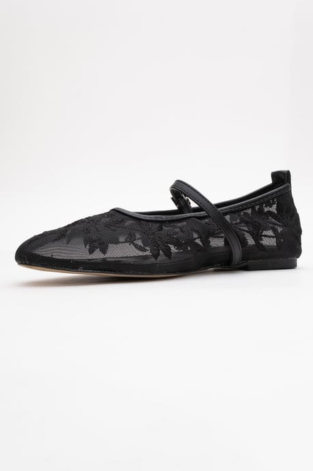 Juny Mesh Blumen Stickerei Ballerina - Image 4