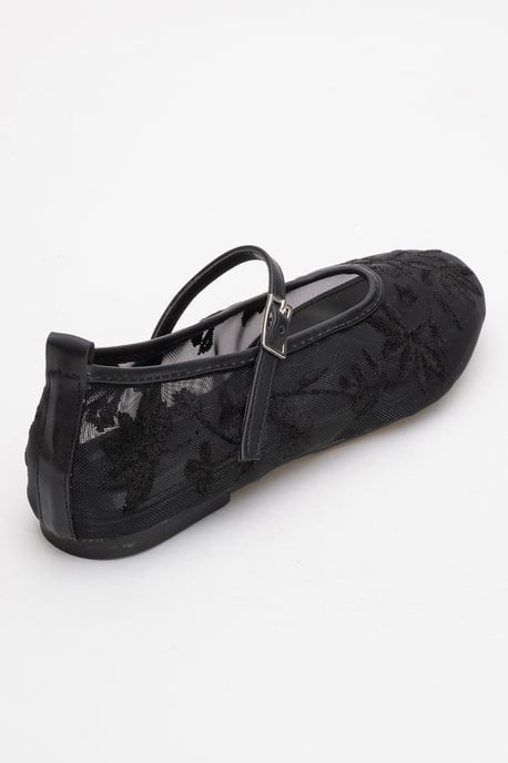 Juny Mesh Blumen Stickerei Ballerina - Image 5