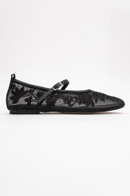 Juny Mesh Blumen Stickerei Ballerina - Image 6