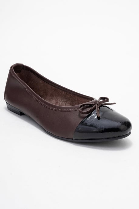Rayne Cap Zehenpartie Leder Ballerinas Damen - Image 3
