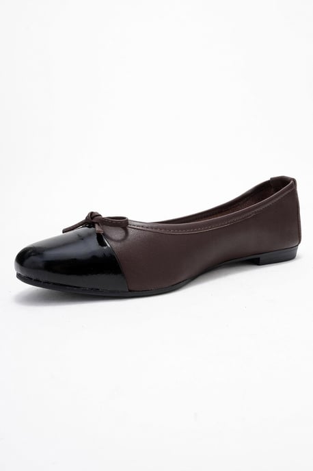 Rayne Cap Zehenpartie Leder Ballerinas Damen - Image 4