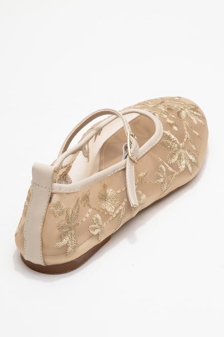 Juny Mesh Blumen Stickerei Ballerina - Image 5