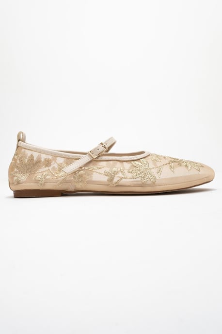 Juny Mesh Blumen Stickerei Ballerina - Image 6