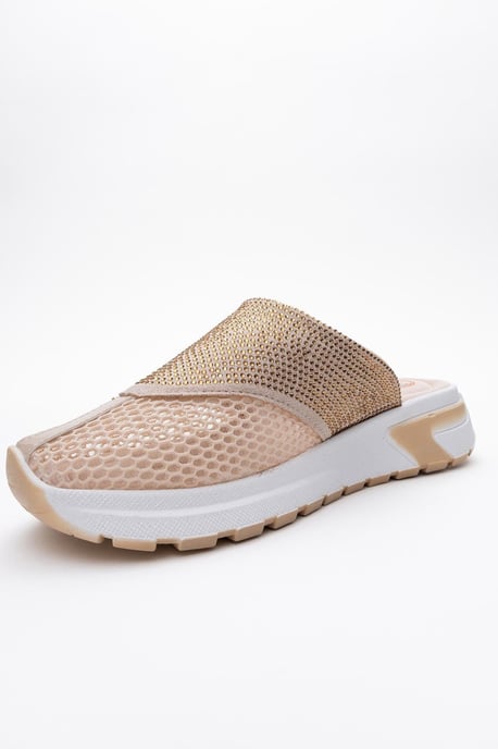 GLEA Mesh Strass Pantoletten Damen - Image 5