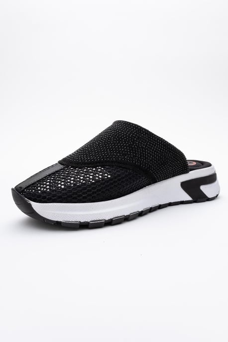 GLEA Mesh Strass Pantoletten Damen - Image 4