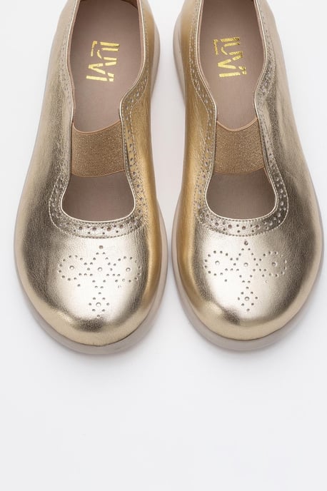 CHELLE Elastisch Leder Flach Damen - Image 3