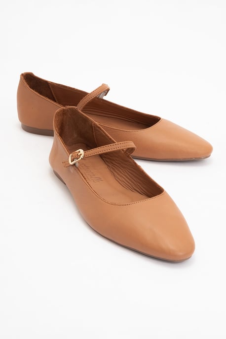 Lara Leder Mary Jane Flache Schuhe - Image 1
