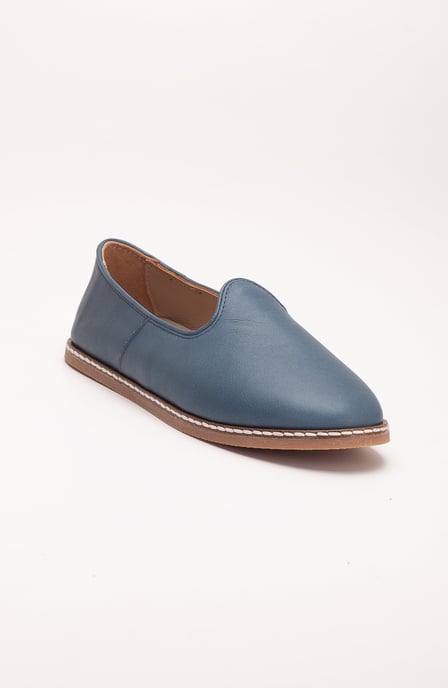 Dalya Leder Slip-On Flache Schuhe Damen - Image 1