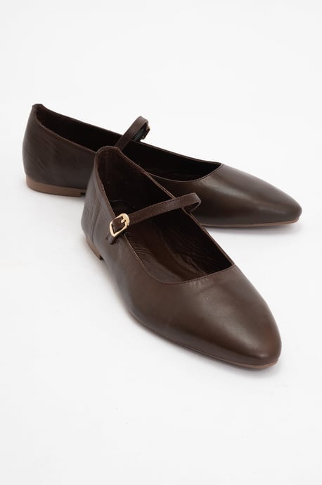 Lara Leder Mary Jane Flache Schuhe - Image 1