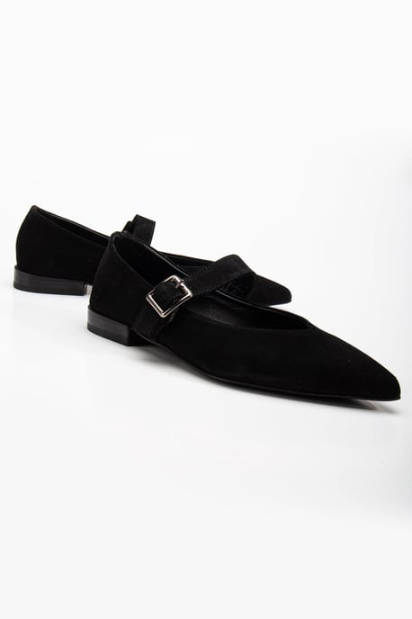 Willow Leder Mary Jane Flache Schuhe - Image 1