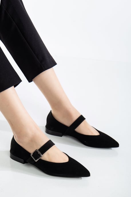 Willow Leder Mary Jane Flache Schuhe - Image 3