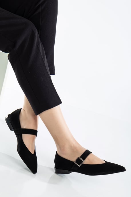 Willow Leder Mary Jane Flache Schuhe - Image 4