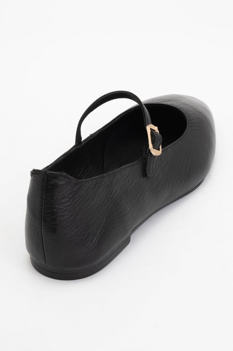 Lara Leder Mary Jane Flache Schuhe - Image 3