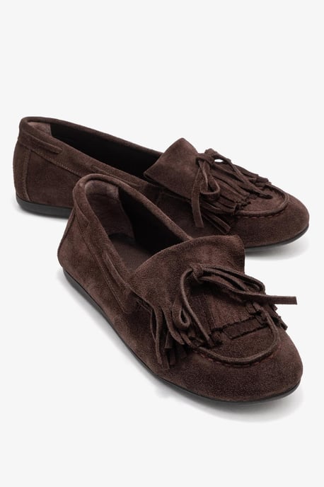 Axeli Leder Quaste Loafer Damen - Image 2